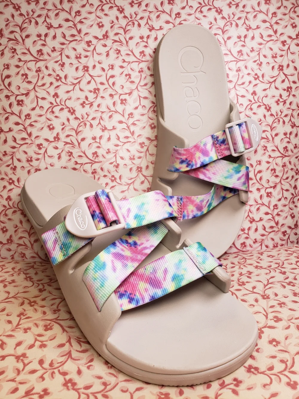 Chaco Tie Dye Strap Chillos Slide Sandal